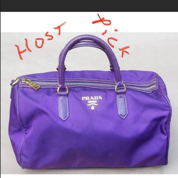 Prada Handbags - 🔥HOST PICK🔥Authentic Prada Purple Tessuto